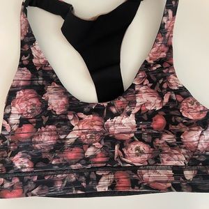 Floral Lululemon sports bra